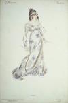 Costume design in 'Tosca' by Giacomo Puccini (1858-1954) (w/c on paper)