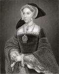 Portrait of Jane Seymour (c.1509-37) from 'Lodge's British Portraits', 1823 (engraving)