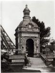 The Pavilion Perrusson at the Universal Exhibition of 1889 in Paris (b/w photo)