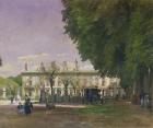 The Ruins of the Chateau de Saint-Cloud in 1871 (oil on canvas)