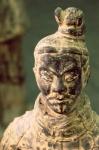 Warrior of the Qin Dynasty, from near Xi'an, c.300 BC (terracotta)
