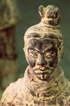 Warrior of the Qin Dynasty, from near Xi'an, c.300 BC (terracotta)