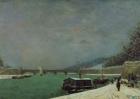 The Seine at the Pont d'Iena, Winter, 1875 (oil on canvas)