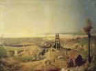Coalmines and Clay Quarries at Montchanin (oil on canvas)