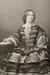Miss Amy Sedgwick (1830-97) (litho)