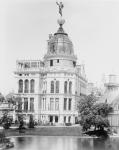 Gas Pavilion, Paris Exposition, 1889 (b/w photo)