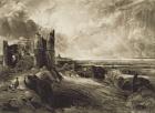 Hadleigh Castle, engraved by David Lucas (1802-81) c.1832 (mezzotint with etching)