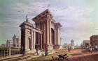 Court House Street, Calcutta, engraved by Robert Havell, pub. 1824 (engraving)