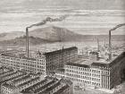 York Street Mill, Belfast, Northern Ireland, c.1880 (engraving)