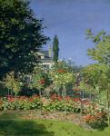 Flowering Garden at Sainte-Adresse, c.1866 (oil on canvas)