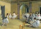 The Dance Foyer at the Opera on the rue Le Peletier, 1872 (oil on canvas)