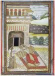 The Abandoned Rani, from a Ragamala, Rajasthan School (gouache on paper)