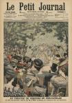 Open-air Theatre at the Pre-Catelan, Dance Festival presented by Georges Leygues in honour of Sisowath, King of Cambodia, front cover illustration of 'Le Petit Journal', supplement illustre, 22nd July 1906 (colour litho)