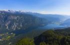 Lake Bohinj seen from the Vogel Ski Centre, Triglav National Park, Upper Carniola, Slovenia (photo)