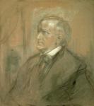 Portrait of Richard Wagner (1813-83) 1868 (pencil and charcoal heightened with white) (see also 41968)