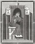 Notker the Stammerer, c. 840  912, aka Notker the Poet or Notker of Saint Gall. Musician, author, poet and Benedictine monk at the Abbey of Saint Gall. From Histoire Des Peintres, École Allemande, published 1875 (litho)