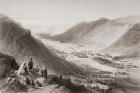 Valley of Sichem and Nablous from Mount Gerizim, Palestine, engraved by J.C. Bentley after W.H. Bartlett