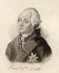 Frederick North, 2nd Earl of Guildford, from 'Crabb's Historical Dictionary', published 1825 (litho)
