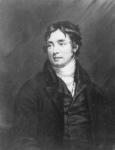 Portrait of Samuel Taylor Coleridge (1772-1834) (engraving) (b/w photo)