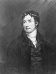 Portrait of Samuel Taylor Coleridge (1772-1834) (engraving) (b/w photo)