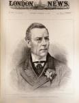 The Right Hon. Joseph Chamberlain (1836-1914), M.P., President of the Local Government Board, from 'The Illustrated London News', 13th February 1886 (engraving)