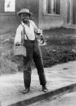African American shoeshine boy, c.1899 (b/w photo)