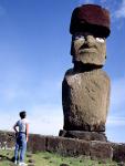 Monolithic Statue on Ahu Ko Te Riku, c.1000-1600 (photo)