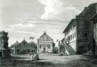 Government House at Malacca, engraved by George Cooke (engraving) (b/w photo)