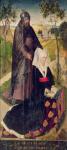 Guillemette de Montagu with Saint Guillaume, 1460-66 (painted panel)