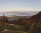 Mont-Blanc seen from Saint-Cergues, 1869 (oil on canvas)