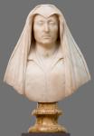 Bust of Camilla Barbadori. Mother of Pope Urban VIII Barberini, 1619 (marble)