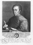 Portrait of Poggio Bracciolini, 1769 (engraving)