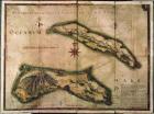 Geographic Map of the Azores, 1587 (litho)