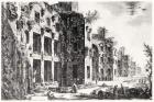 View of the Frigidarium at the Baths of Diocletian, from the 'Views of Rome' series, c.1760 (etching)