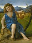 The Infant Bacchus, c.1505-10 (oil on panel)