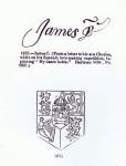 Reproduction of the signature of James VI and I (1566-1625), March 17th 1623 (pen & ink on paper) (b/w photo)