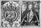 Thomas Howard, 4th Duke of Norfolk and his coat of arms, 1616 (engraving)