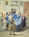 Sir Robert Walpole addressing his cabinet