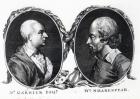 David Garrick and Shakespeare, engraved by J. Miller (engraving)