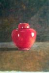Red Jar, 1996 (acrylic on paper)