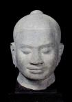 Head of King Jayavarman VII (1181-1218) Bayon Style, from Preah Khan, 12th-13th century (sandstone)