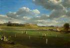 Cricket Match at Edenside, Carlisle, c.1844 (oil on canvas)
