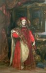 King Charles II of Spain (1661-1700) wearing the robes of the Order of the Golden Fleece