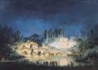 Illumination of the Belvedere at the Petit-Trianon, 1781 (oil on canvas)