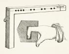 A finger pillory, used in the 15th century, from 'The National and Domestic History of England' by William Hickman Smith Aubrey (1858-1916) published London, c.1890 (litho)