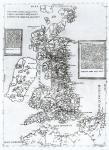 Britania Insula quae dup Regna continet Angliam et Scotiam cum Hibernia adiacente, engraved by Paulo Forlani, 1562 (copper engraving)