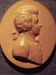 Portrait medallion of Wolfgang Amadeus Mozart (1756-91)