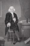 Portrait of Jonathan Trumbull (1710-85) (litho)
