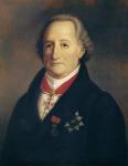 Portrait of Johann Wolfgang von Goethe (1749-1832) with Decorations (oil on canvas)