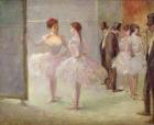 Dancers in the Wings at the Opera, c.1900 (oil on canvas)